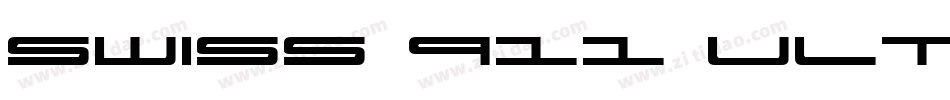 Swiss 911 Ultra Compressed BT字体转换